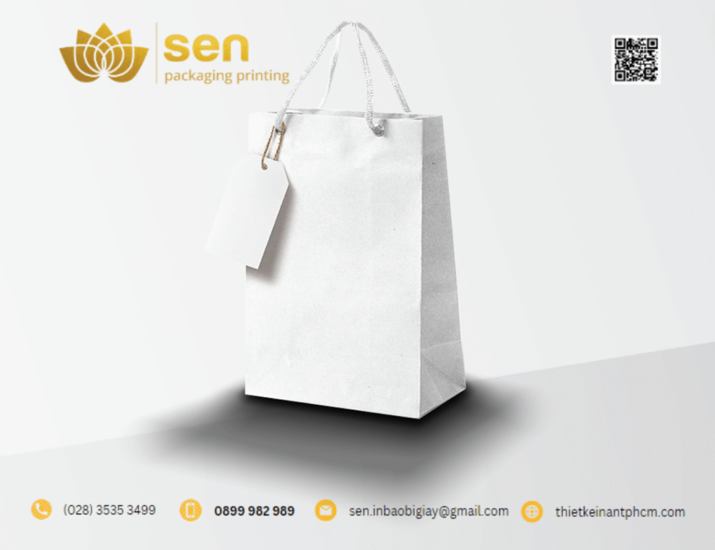 Túi Giấy Kraft Trắng Chuyên Nghiệp Giá Hấp Dẫn