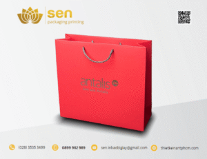 Nhận Đơn Sản Xuất Túi Giấy Màu Đỏ Đa Dạng Số Lượng