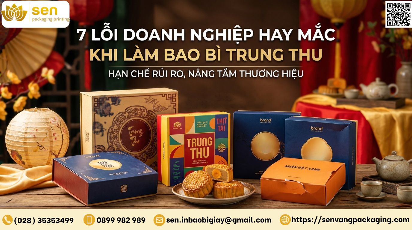 7 lỗi doanh nghiệp thường gặp khi làm bao bì Trung Thu