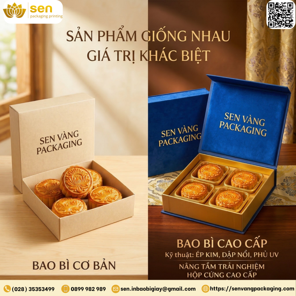 Vì sao cùng một chiếc bánh nhưng hộp khác nhau lại bán giá khác nhau?